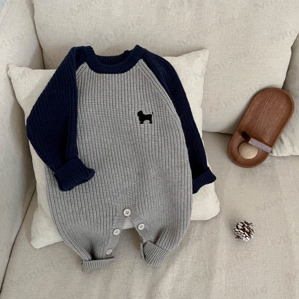 Baby Toddler Knitted Sweater/Romper