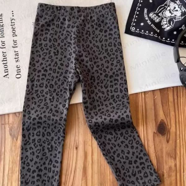 Baby Toddler Girl Leopard Print/Five-pointed Star Leggings