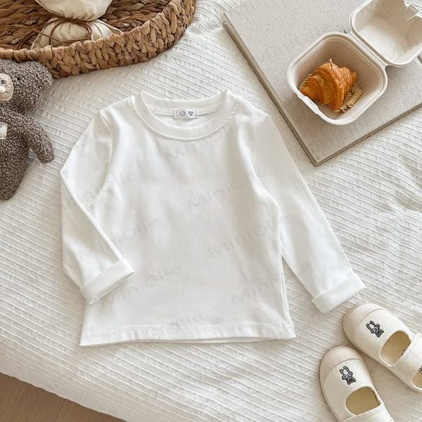 Kid Solid Color Base Layer Soft T-Shirt