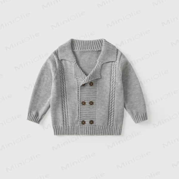 Baby Toddler Lapel Knitted Cardigan