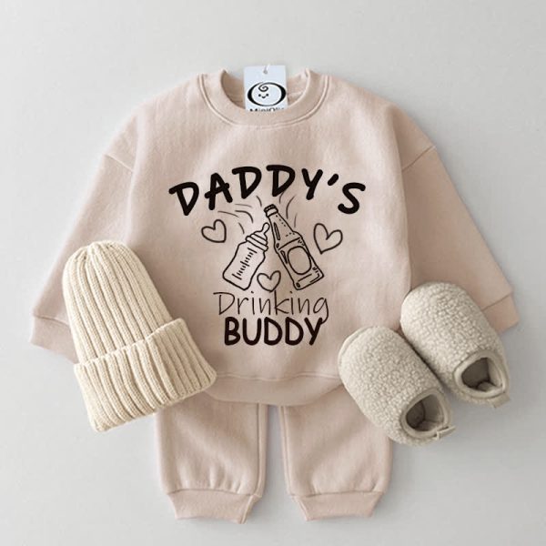 DADDY'S DRINKING BUDDY Baby 2-Piece Set