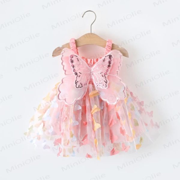 Baby Butterfly Tulle Slip Dress