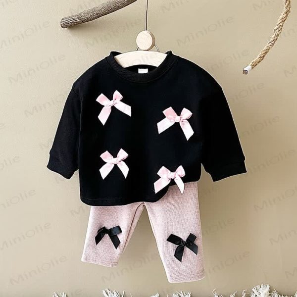 Baby 2-Piece Bow Lovely Casual Set