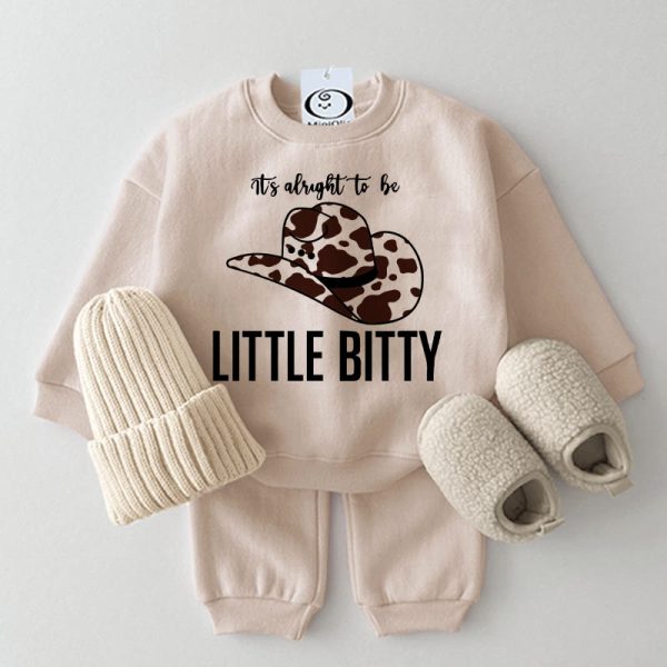 LITTLE BITTY Cowboy Hat Baby 2-piece Set