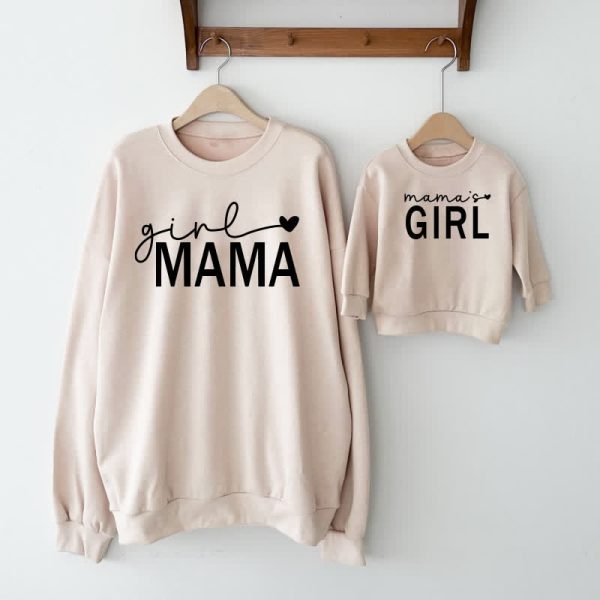 GIRL MAMA/MAMA'S GIRL Mommy and Me Sweatshirt