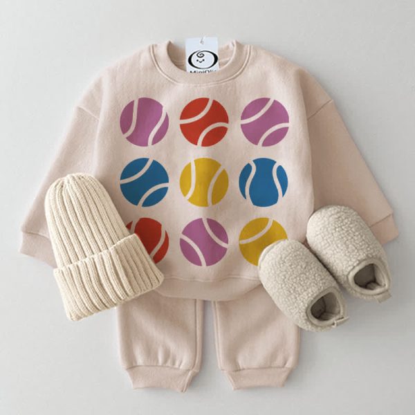 Baby Nine Tennis Sweatshirt 2-piece Set