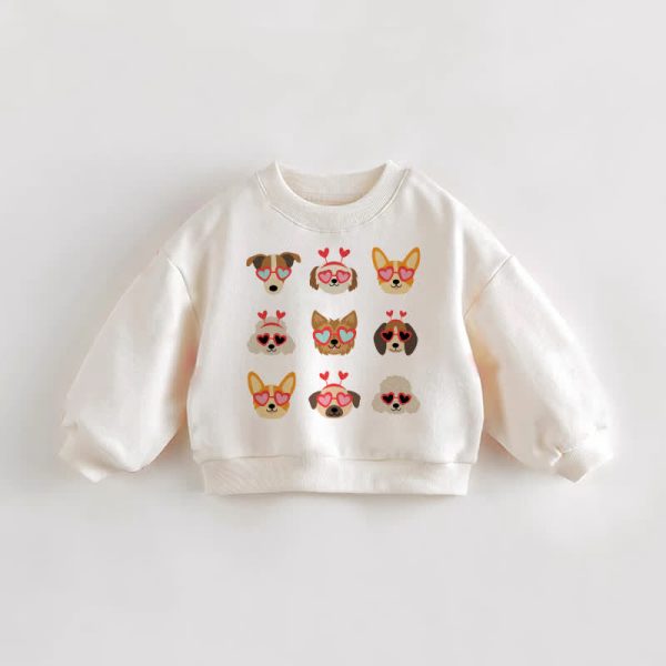 Baby Toddler Nine Cute Dogs Sweatshirt