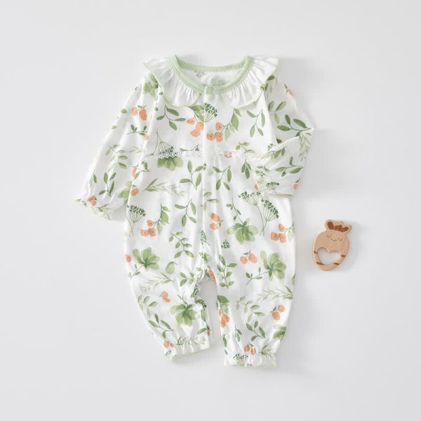 Baby Floral Seamless Soft Romper