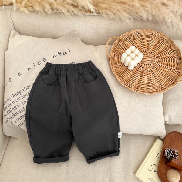 Baby Solid Color Comfort Plain Pants