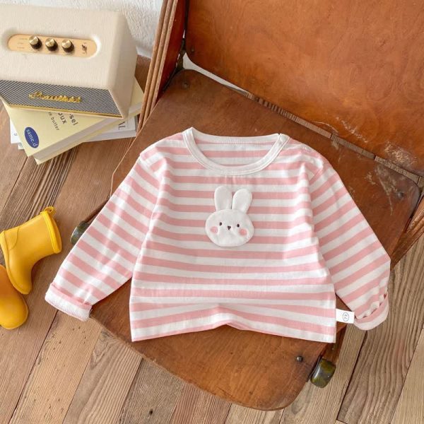 Baby Toddler Cute Animal Stripe T-Shirt
