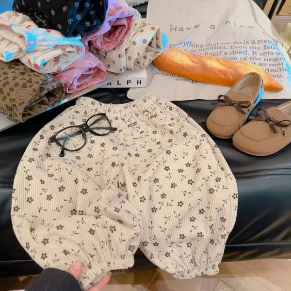 Toddler Corduroy Star Fruit Bunny Pants