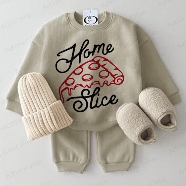 Baby Homeslice Pizza Sweatshirt 2-piece Set