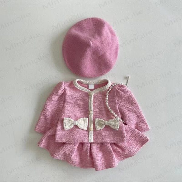 Baby 2-Piece Sweet Bow Fair Girl Set