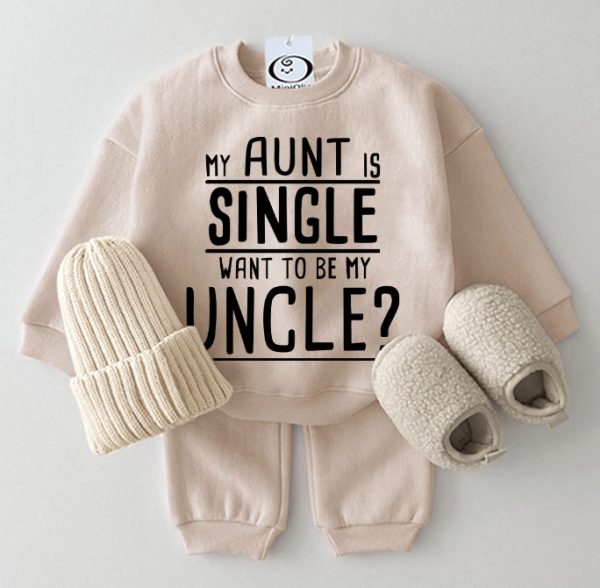 MY AUNT IS SINGLE WANT TO BE MY UNCLE? Baby Set
