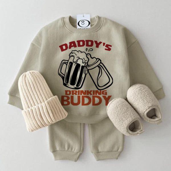 DADDY'S DRINKING BUDDY Baby 2-Piece Beer Set