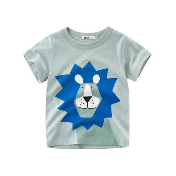 Kid Boy Cartoon Animal T-Shirt