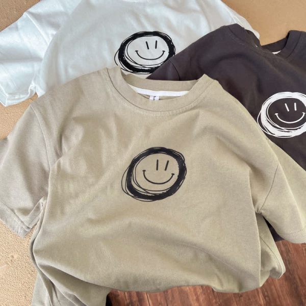 Toddler Smiley Half Sleeve T-Shirt