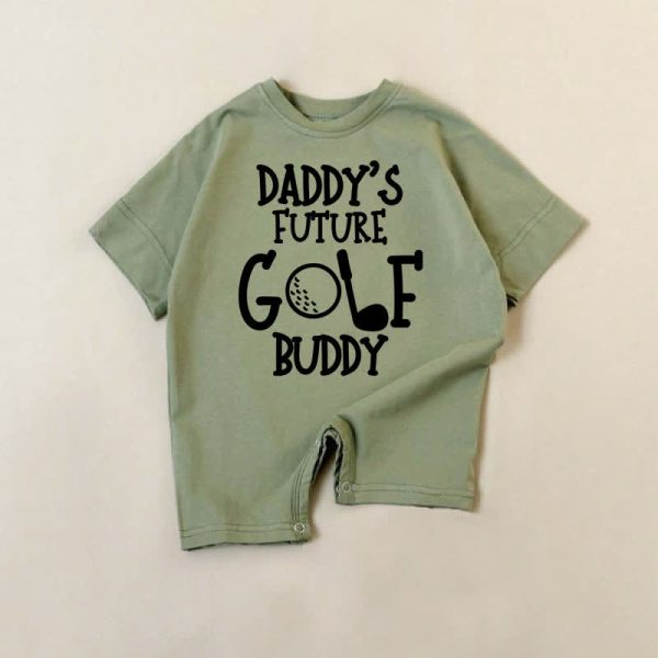 DADDY'S FUTURE GOLF BUDDY Baby Romper