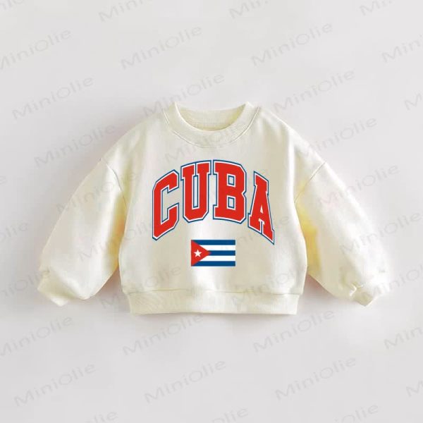 CUBA Baby Toddler Flag Sweatshirt