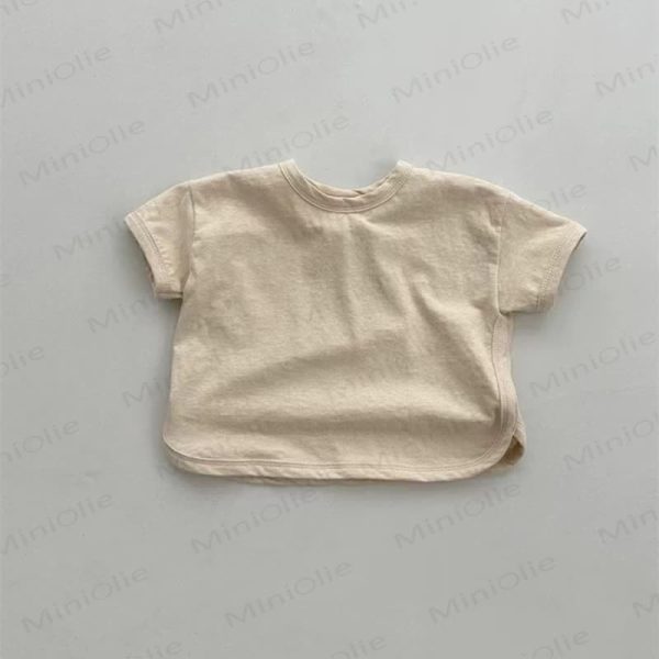 Baby Comfort Solid Color Simple T-shirt
