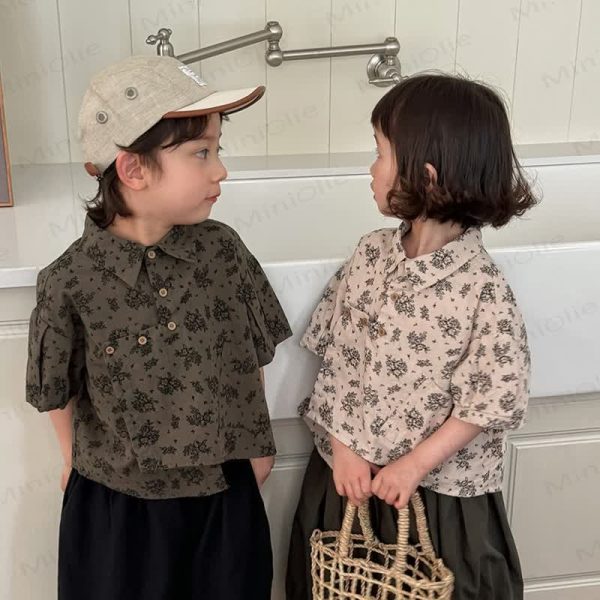 Toddler Floral Vintage Shirt