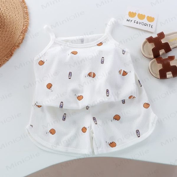 Baby Toddler 2-Piece Fruit Tank and Shorts Set