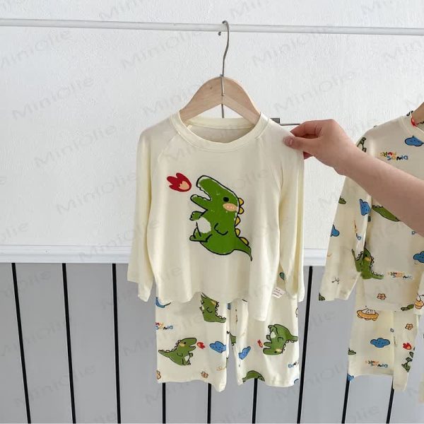 Toddler 2-Piece Dinosaur Pajamas Set