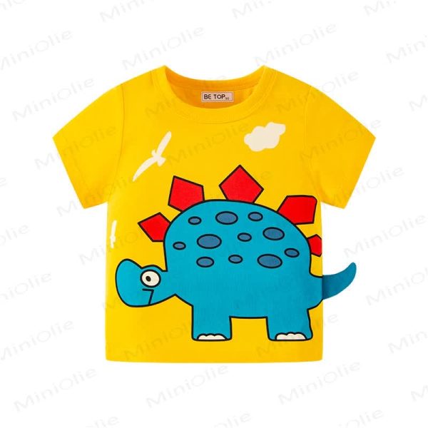 Kid Boy Cartoon Dinosaur Printed T-Shirt