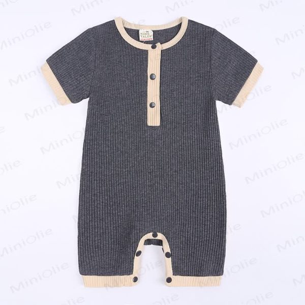 Baby Ribbed Soft Romper