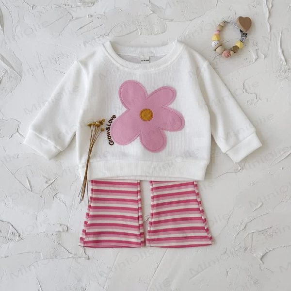 GROW&LOVE Baby Girl 2-Piece Flower Set