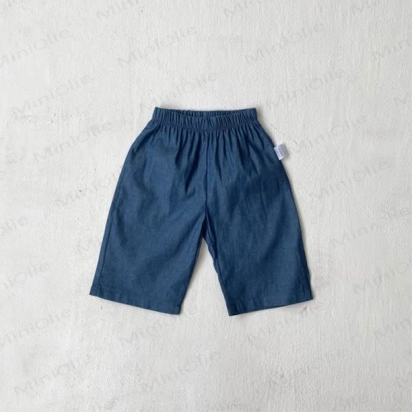 Baby Solid Color Striped Basic Pants