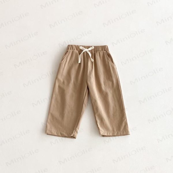 Toddler Essential Simple Clean-lined Pants
