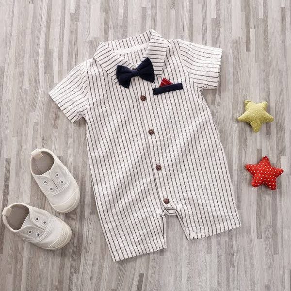 Baby Boy Gentleman British Style Romper
