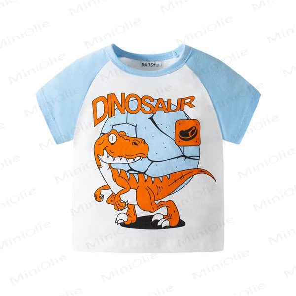 DINOSAUR Kid Boy Raglan T-Shirt