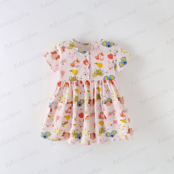 Toddler Kid Fruit Unicorn Animal Dress