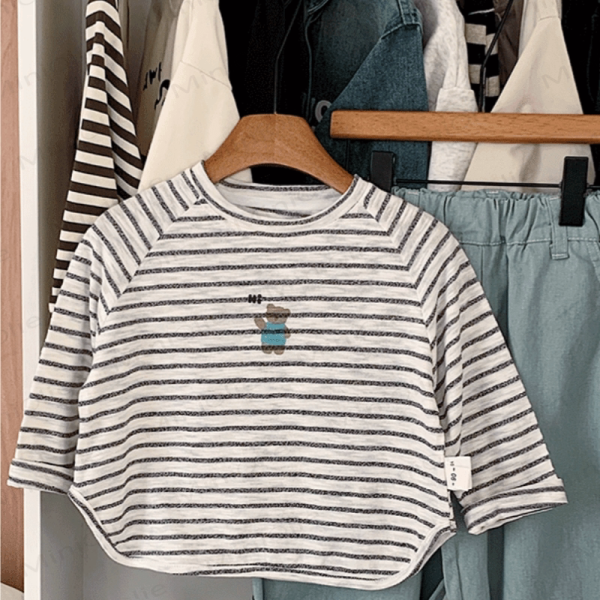 HI Kid Bear Striped T-Shirt