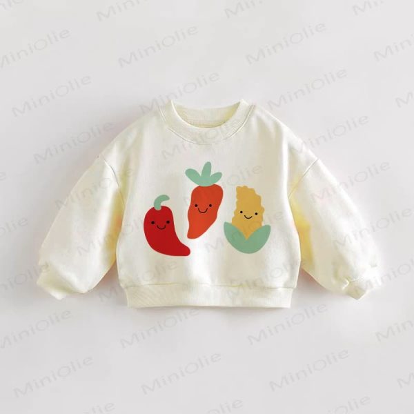 Baby Toddler Pepper Corn Carrot Sweatshirt