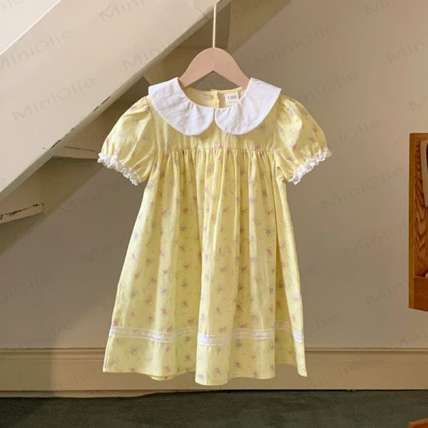 Toddler Yellow Flowers Sweet Dress