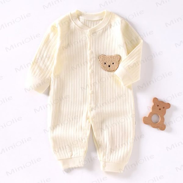 Baby Bear Patch Simple Soft Romper