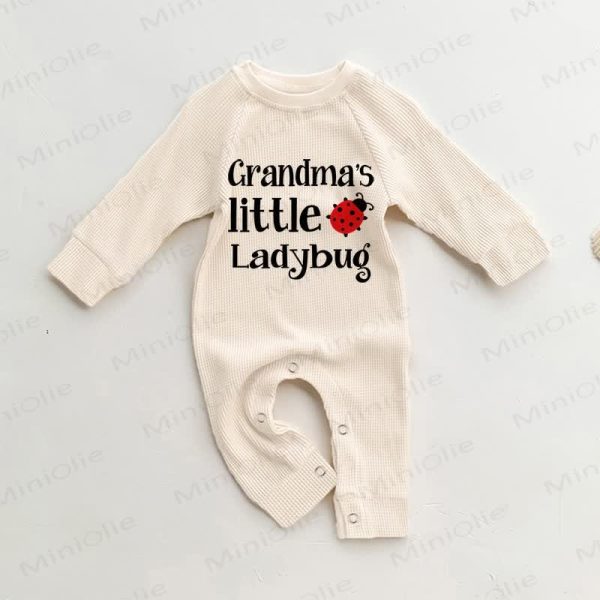 GRANDMA'S LITTLE LADYBUG Baby Romper