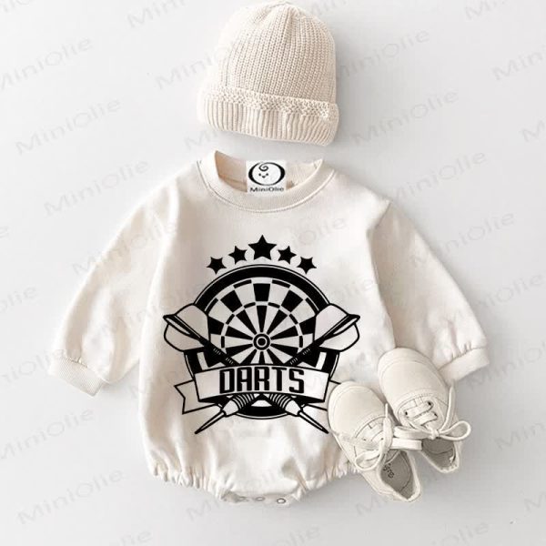 DARTS Baby White Bodysuit