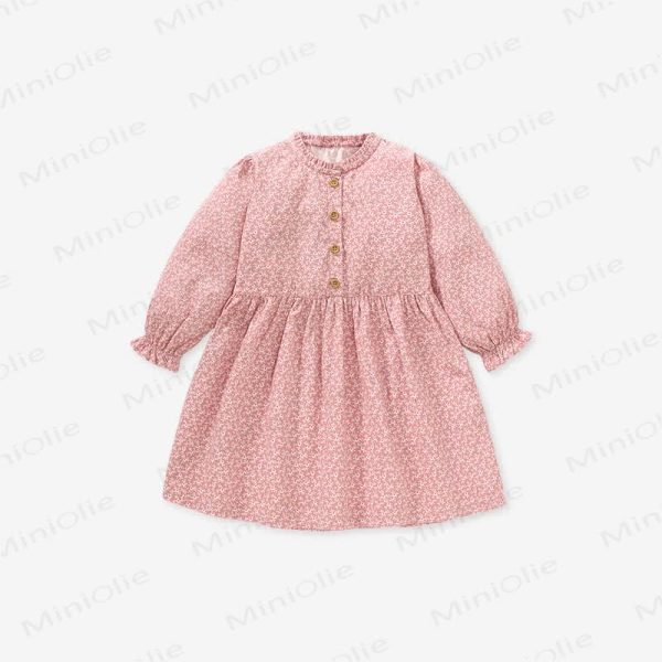 Toddler Vintage-inspired Pink Flower Dress