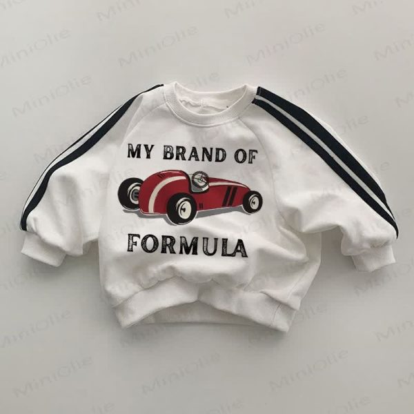 MY BRAND OF FORMULA Baby White Sweatshirt