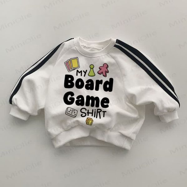 MY BOARD GAME SHIRT Baby White Sweatshirt