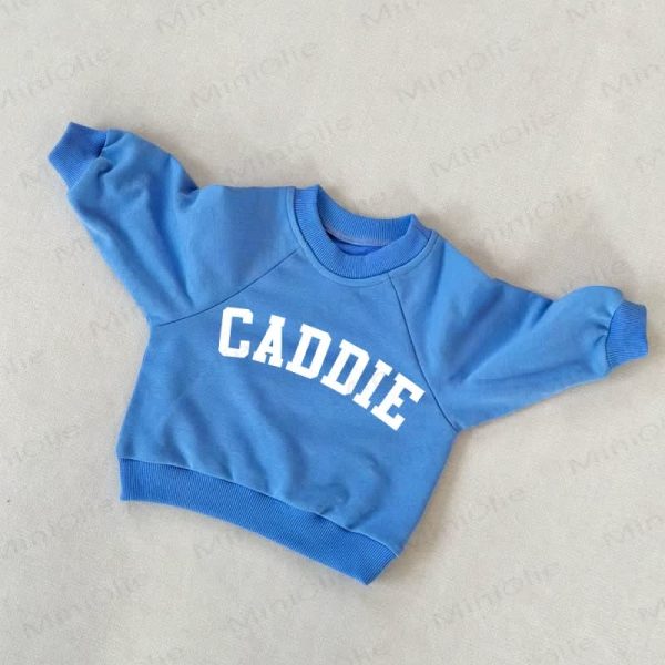 CADDIE Baby Toddler Blue Sweatshirt