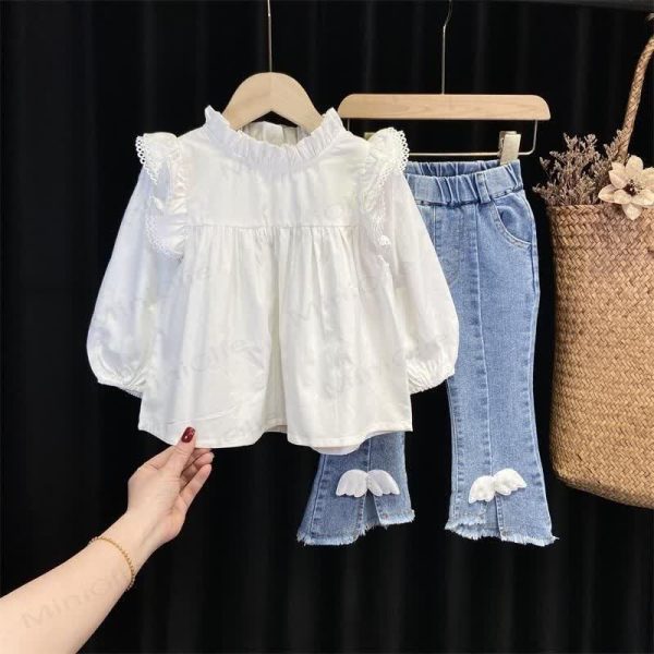 Toddler Girls Shirt and Wing Pants 2-piece Set