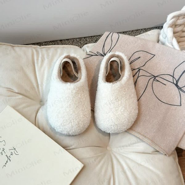 Toddler Fuzzy Slipper Plush Sandals