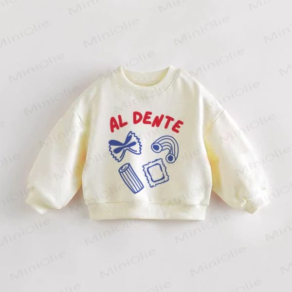 AL DENTE Baby Toddler Pasta Sweatshirt