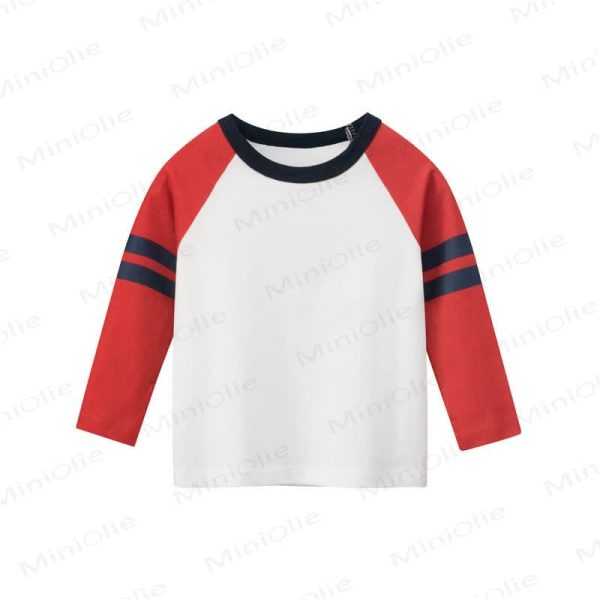 Kid Boy Contrast Color Raglan T-Shirt