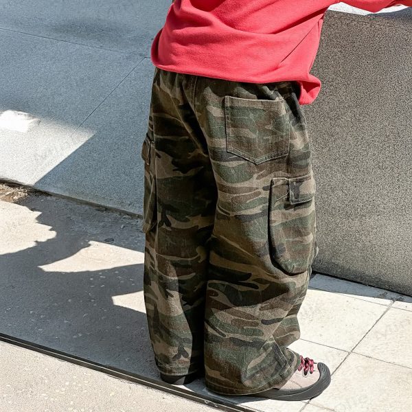 Toddler Boy Camouflage Worker Pants